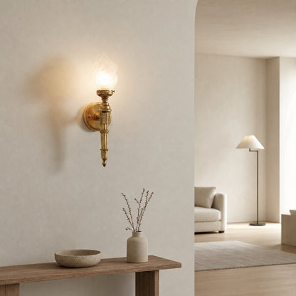 Modern Alabaster Wall Lamp – French Elegant Sconce for Bedroom Living Room Hallway