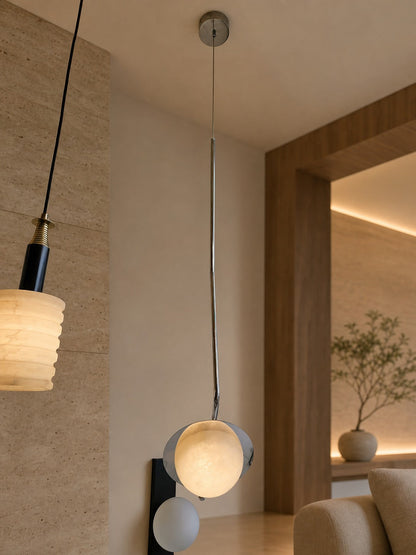 Chic Luminance Alabaster Pendant Light