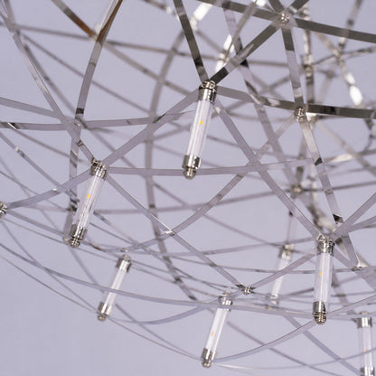 Silver Spark Ball Pendant Light