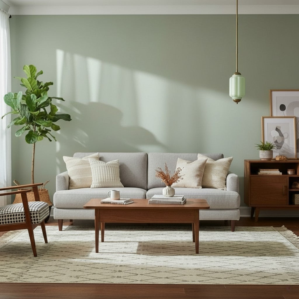 Eloise Petite Pendant Light - Vintage Milk Glass Lamp