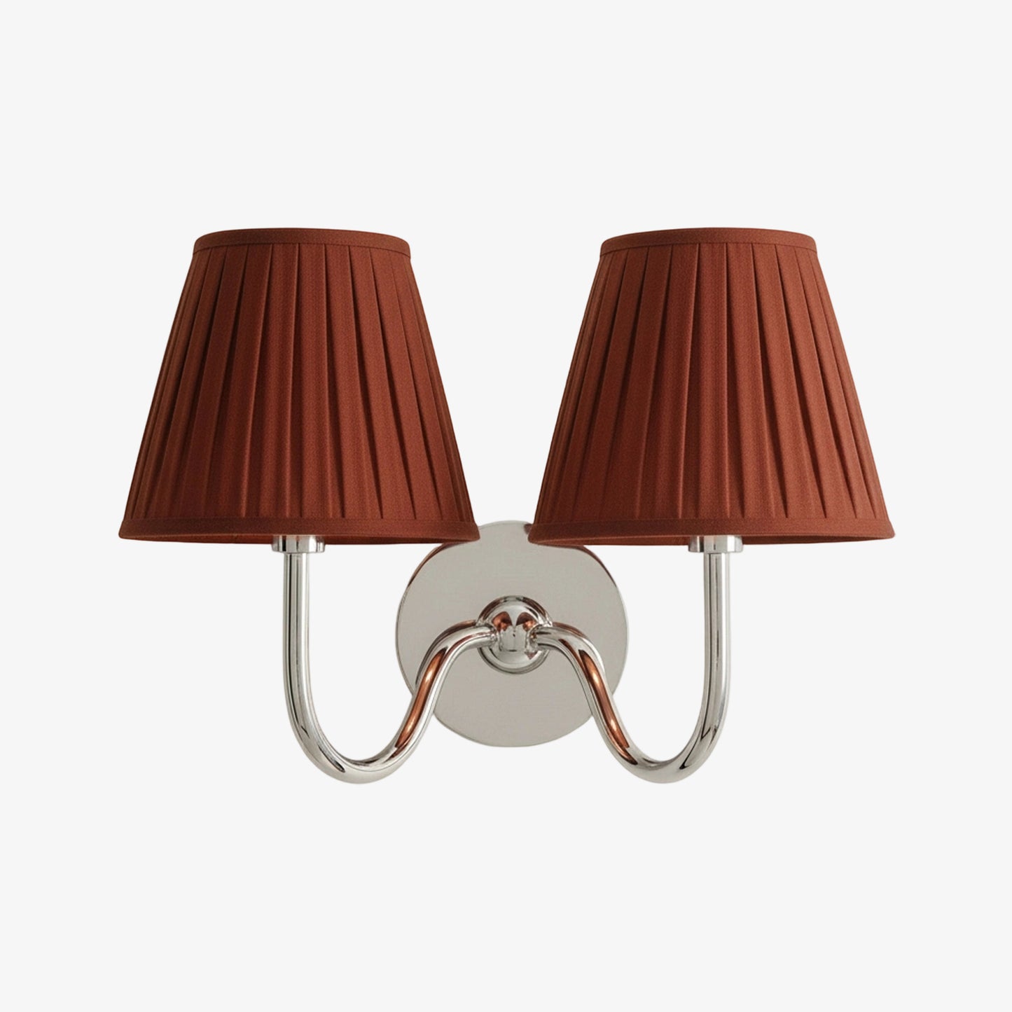 Luvora Decorative Pleated Shade Wall Lamp Vintage Modern Lighting for Corridor and Home Interiors