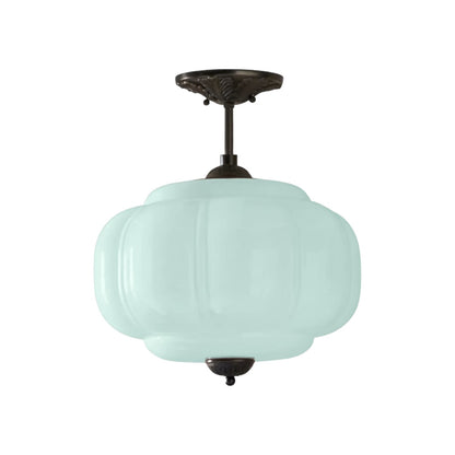 Eloise Pendant Light - Vintage Milk Glass Pendant Light