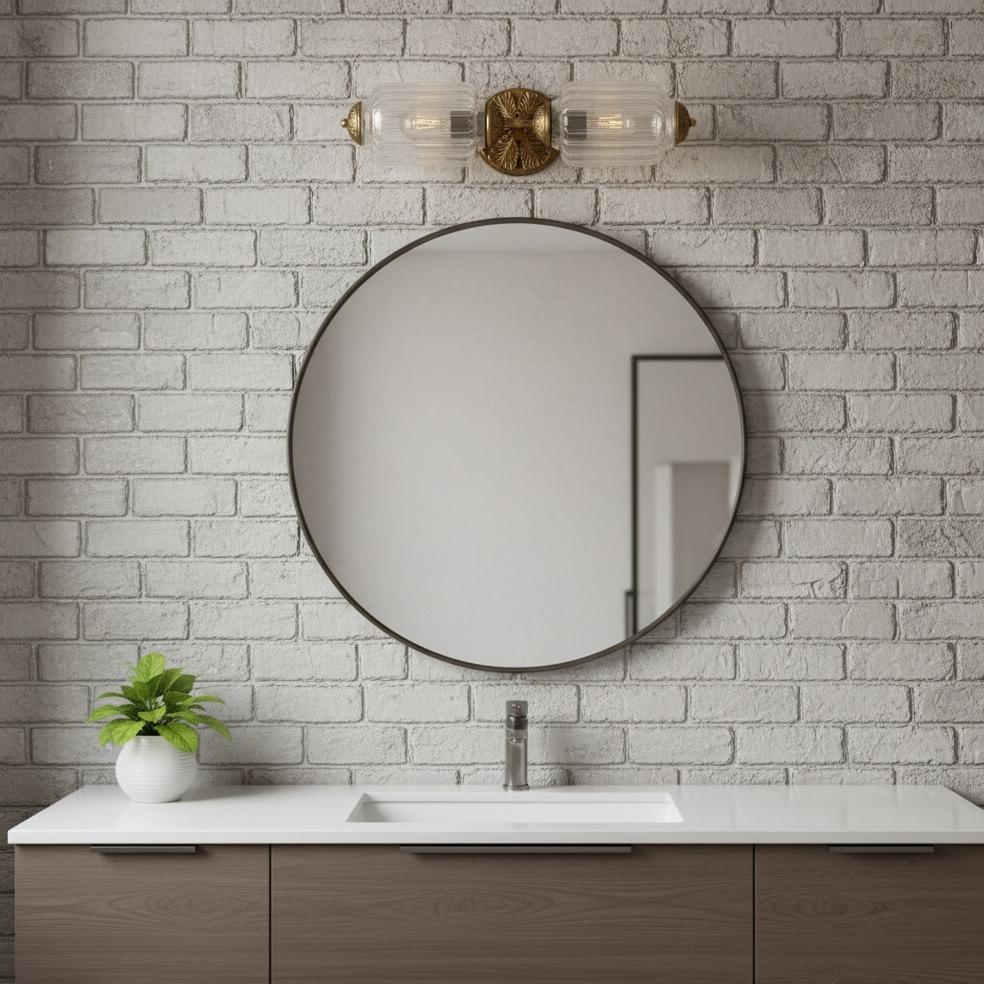 Eloise Glass Wall Sconce - Vintage Milk Glass Vanity Sconce