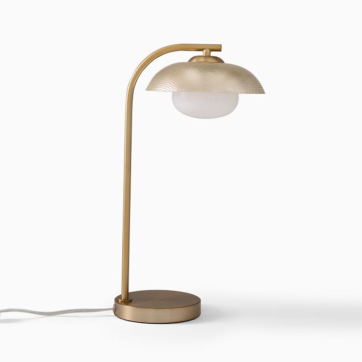 Elorina Perforated Metal Table Lamp – Modern Design