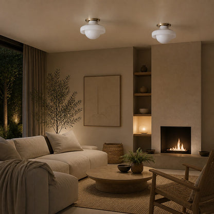 Hanton Moderne Deckenleuchte zur bündigen Montage – Minimalistische Metallleuchte für Zuhause