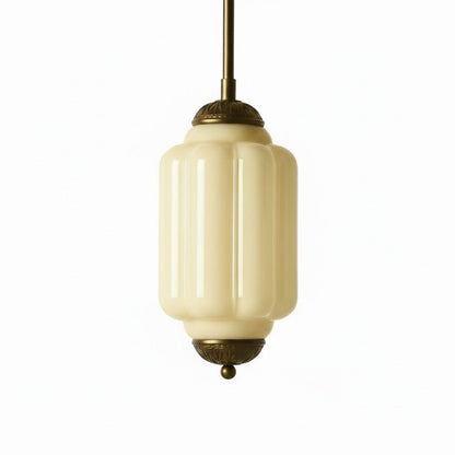 Eloise Vintage Glass Chandelier - Milk Glass Home Accent