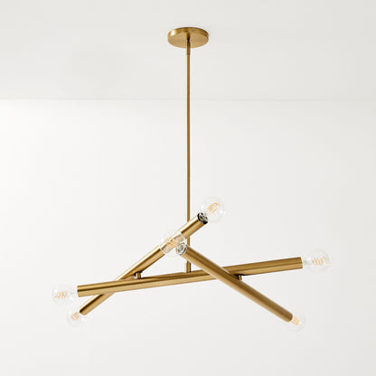 Borvia Adjustable Chandelier – Modern Trace Light with Flexible Arms for Bedroom or Staircase