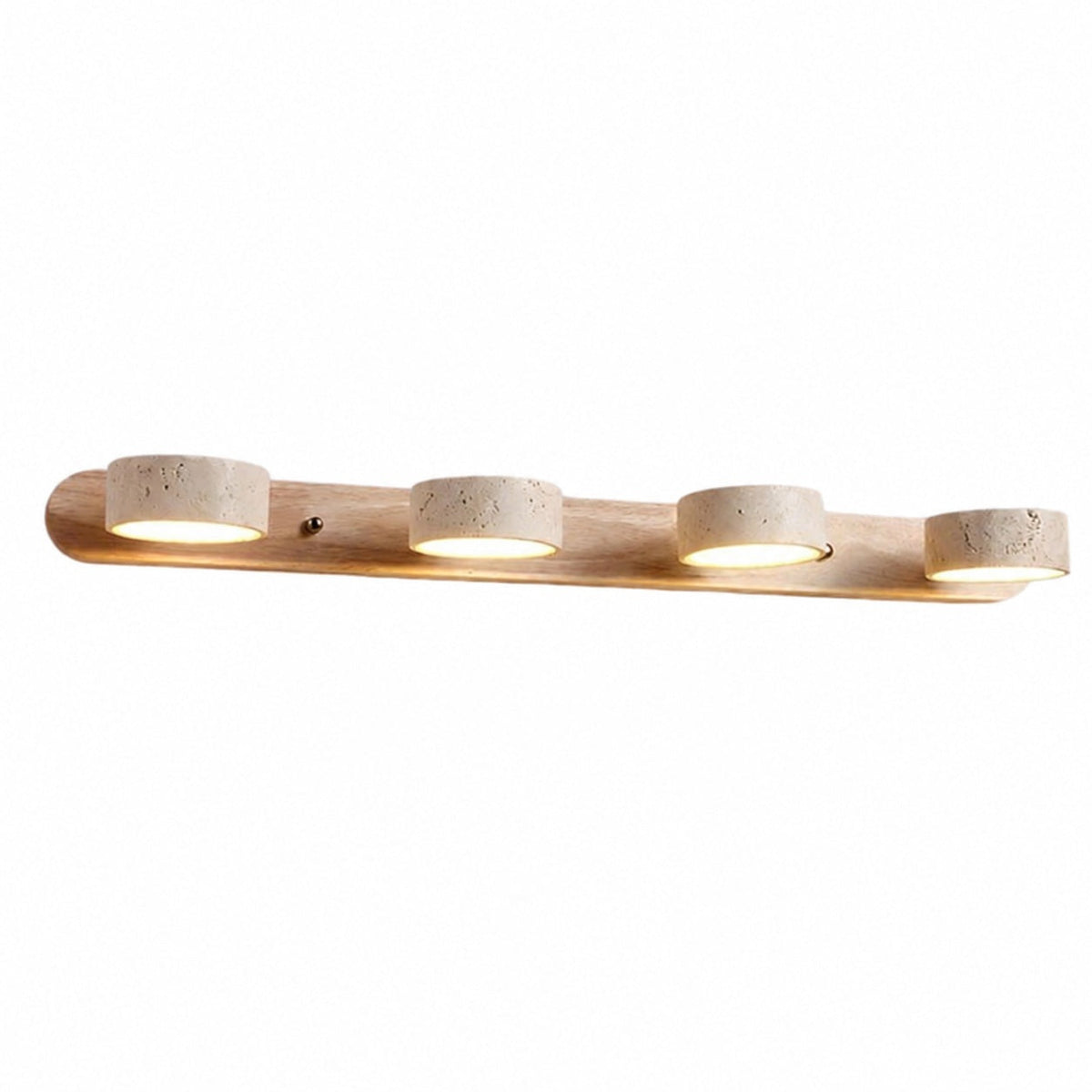 Travellia Modern Linear Multi-Head Sconce - Natural Stone Minimalist Lighting for Bedroom Hallway