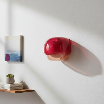 Clinco Mushroom-Inspired Designer Wall Light – Modern Artistic Wall Lamp – Bedroom or Lounge