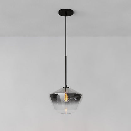 Merin Transparent Glass Sculpture Geometric Chandelier