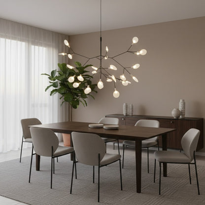 Floresta Artistic Chandelier – Organic Design with Metal and Acrylic for Contemporary Spaces N66