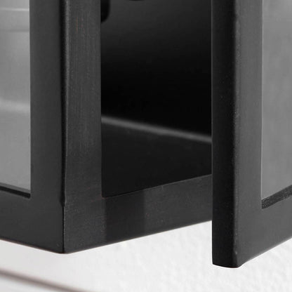 Ferrix Industrial Wall Lamp – Iron & Glass for Garden & Patio