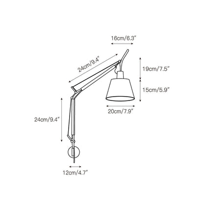 Velthea Plug-in Wall Lamp