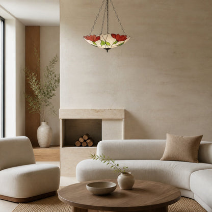 TF Botanica Florale Glas-Decken- und Pendelleuchten – Leuchten im Kunstglas-Stil für Räume