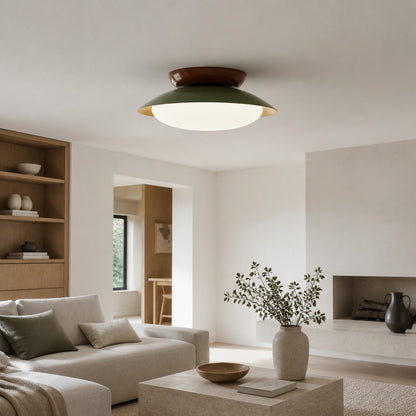 Heliora Modern Dome Ceiling Light – Minimalist Retro Style for Living Spaces