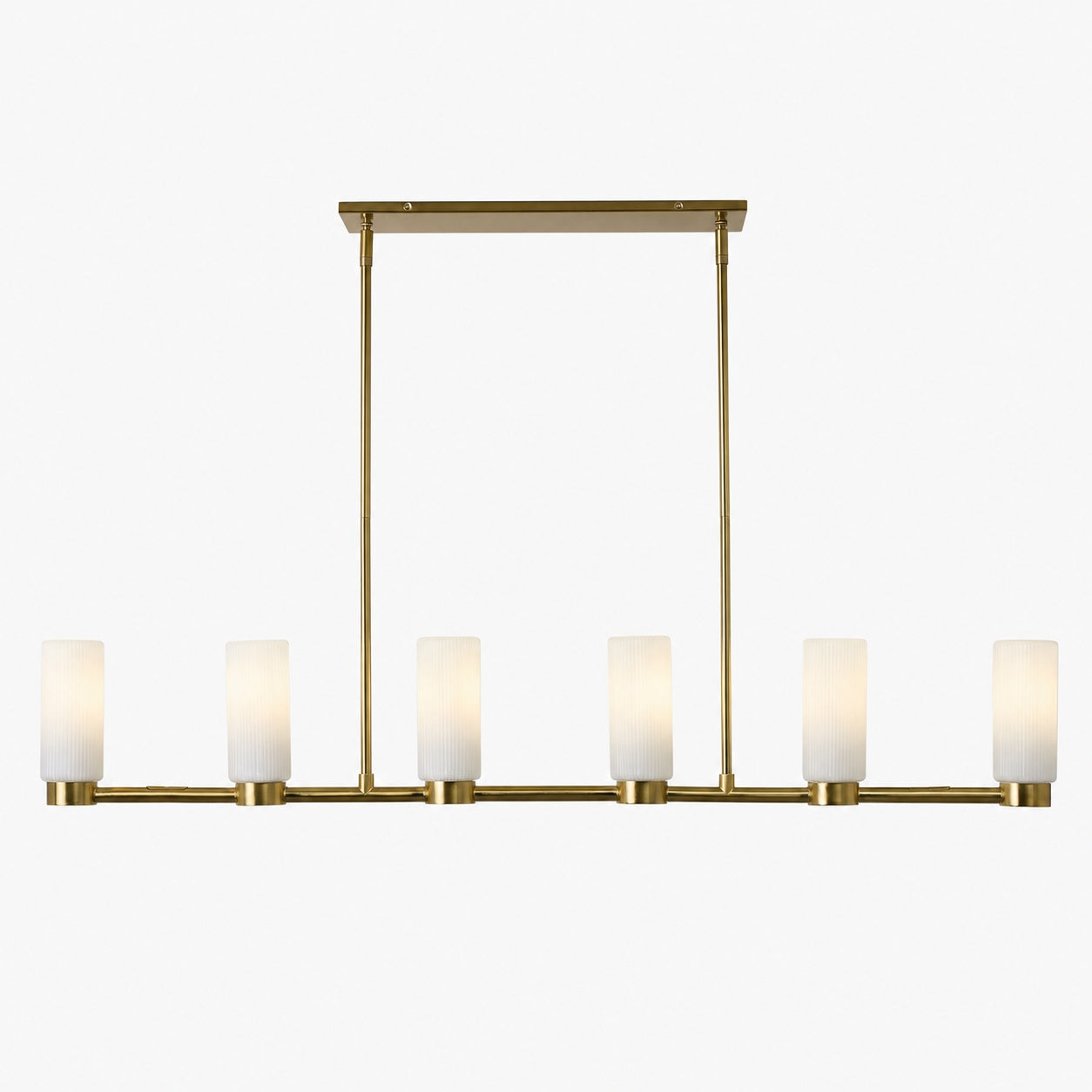 Rivora Kronleuchter aus geriffeltem Glas – Elegantes, geripptes, langlebiges Design