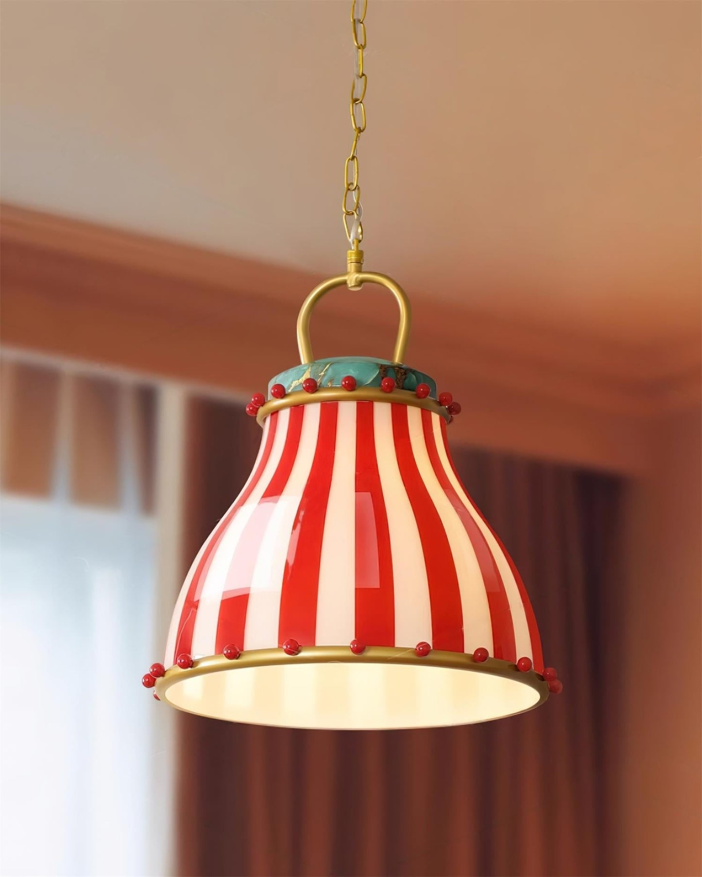 Dekoration Retro Glas Zirkus Pendelleuchte