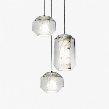 Glass Alabaster Pendant Lamp