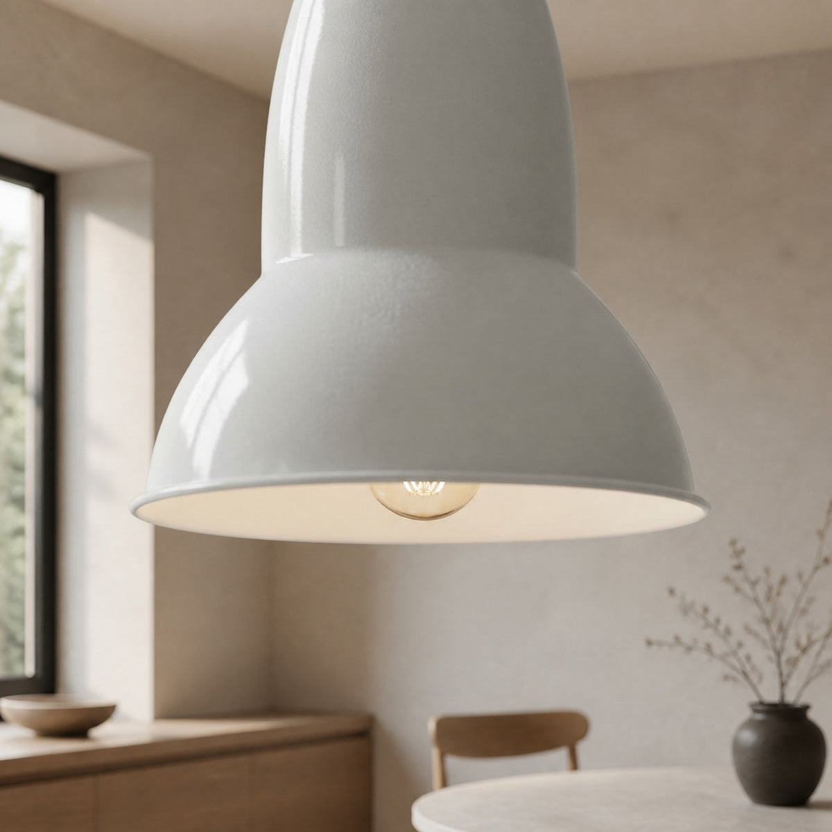Modryx Classic Pendant Light - Timeless Minimalist Hanging Lamp for Home