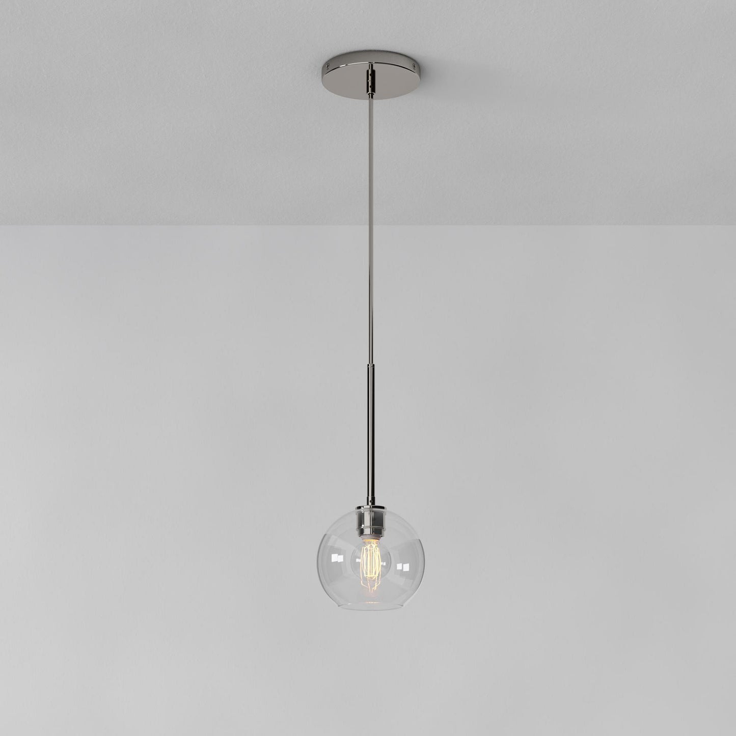 Selvion Sculptural Globe Pendant Light - Modern Glass Pendant Lamp - Sleek Design