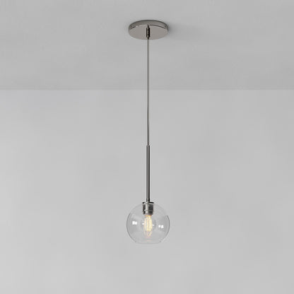 Selvion Sculptural Globe Pendant Light - Modern Glass Pendant Lamp - Sleek Design
