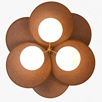 Orrise Overlapping Blade Design Ceiling Light – Contemporary Decorative Light for Interiors