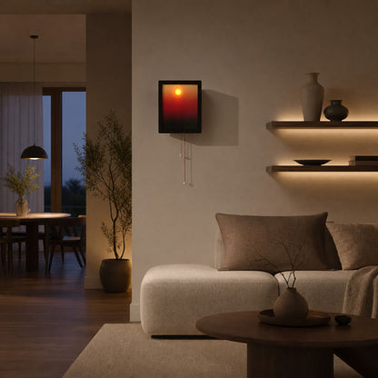 Afterglow Decorative Wall Lamp - Gradient Sunset LED Wall Lamp Suitable for Living Rooms and Bedrooms