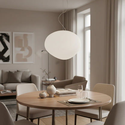 Stonea Contemporary Hanging Pendant Light – Artistic Hanging Pendant Light for Modern Interior Spaces N17