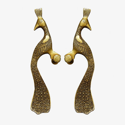Handcrafted Brass Animal Door Handles 23