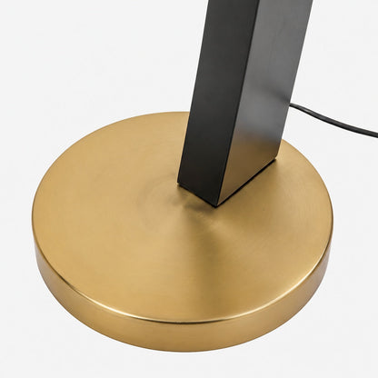 AstraLoop Modern Arc Fabric Floor Lamp - Elegant Sleek Curved Metal Design for Interiors