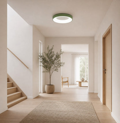 Lumiflexa Modern Round Ceiling Light Acrylic Shade for Bedroom and Hallways