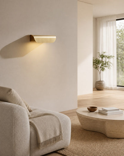 Hidra Modern Metal Wall Sconce – Minimalist Down-Light Sconce for Modern Homes
