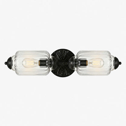 Eloise Messing-Wandleuchte – Elegante Vintage-Beleuchtung aus Milchglas