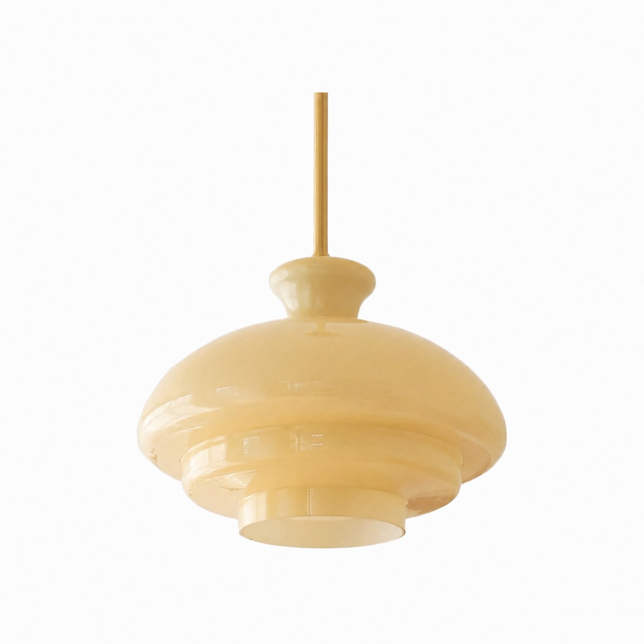 HaloVita Decorative Pendant Lamp – Minimalist Metal and Glass Pendant for Living Areas