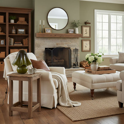 Bellina Elegant Glass Table Lamp – Sleek Design for Bedside or Desk