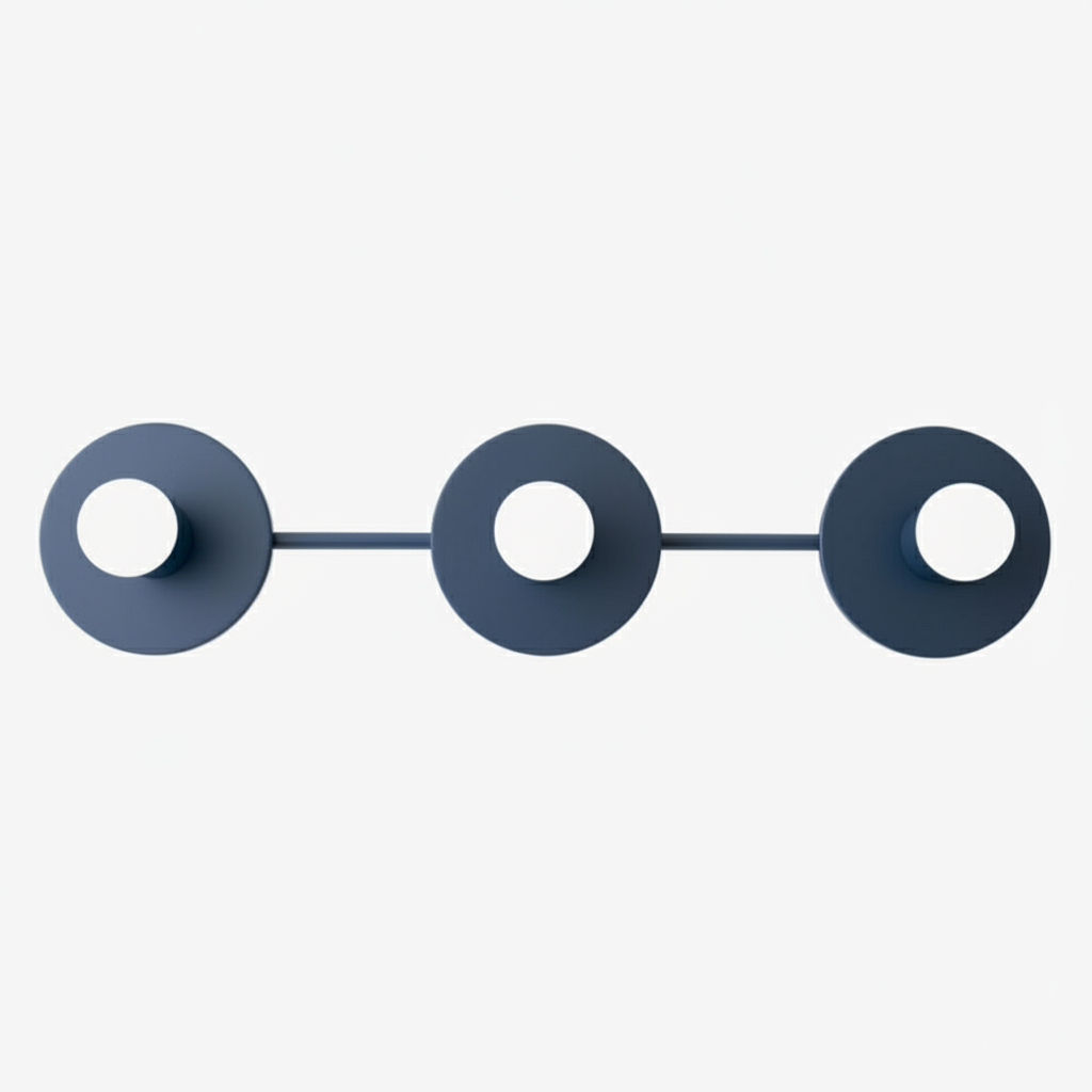 Radiro Globe Modern Spherical Glass Vanity Light – Minimalist 3-Light Fixture for Bathrooms