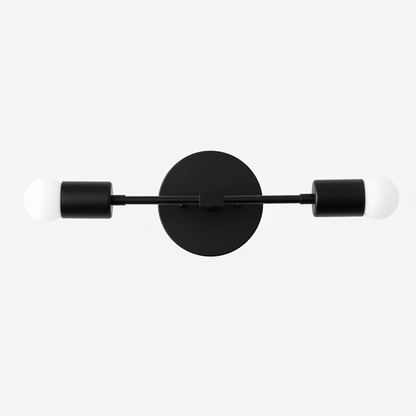 Mobilux Line Minimalist Vanity Light Fixture - Mid Century Bathroom Sconce