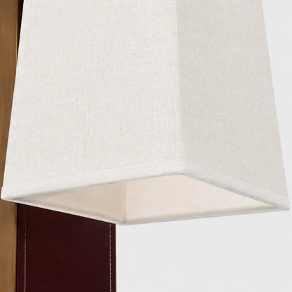 detail - lower fabric shade edge