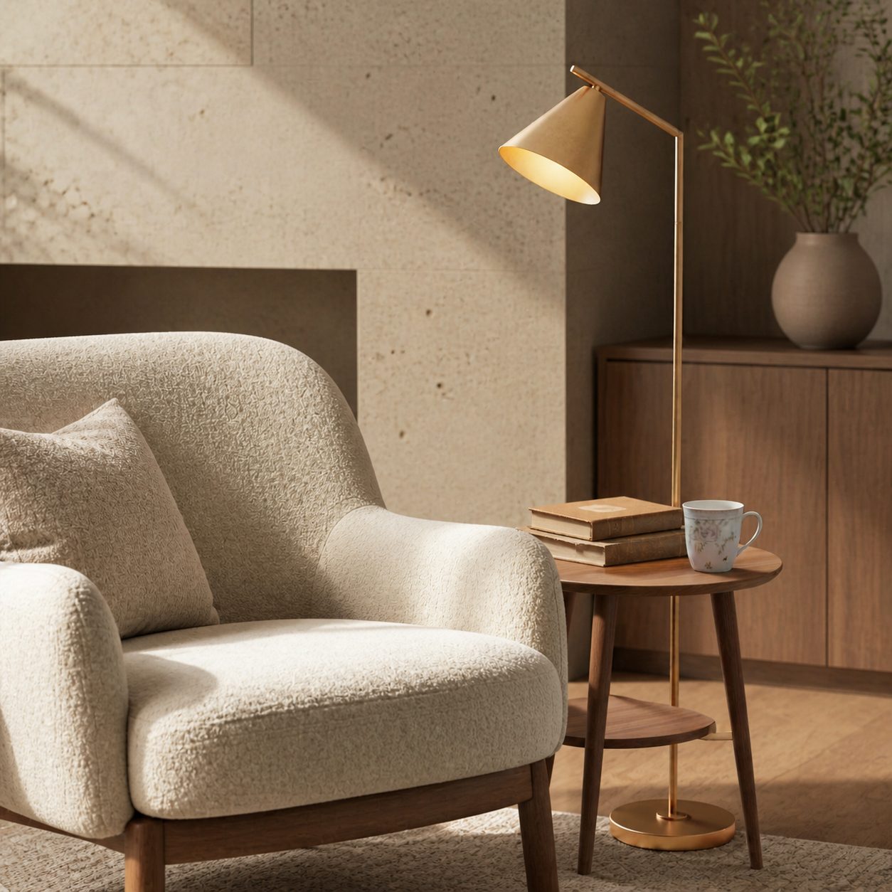 Moderne Oricone Stehleuchte mit verstellbarem Arm – Leseleuchte im Cape-Stil