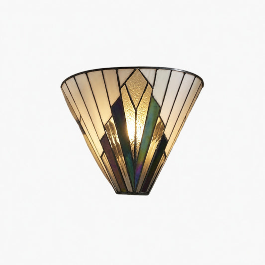Astolyn Tiffany Wandleuchte im künstlerischen Glasdesign – Hallway Radiance