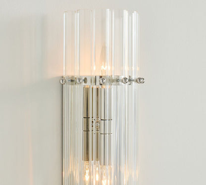 Lumora Crystal Wall Sconce – Elegant Lighting for Hallway & Bedroom