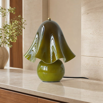 Bellina Decorative Table Lamp - Sculptural Bell Flower Shape