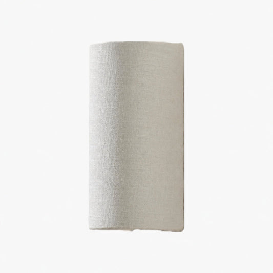 Linbron Linen Wall Sconce Natural Fabric Shade Modern Wall Light for Bedroom