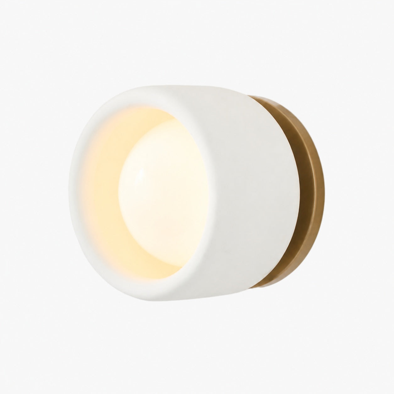 Cerova Modern Ivory Porcelain Sconce – Soft Organic Wall Light