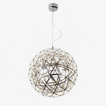 Silver Spark Ball Pendant Light