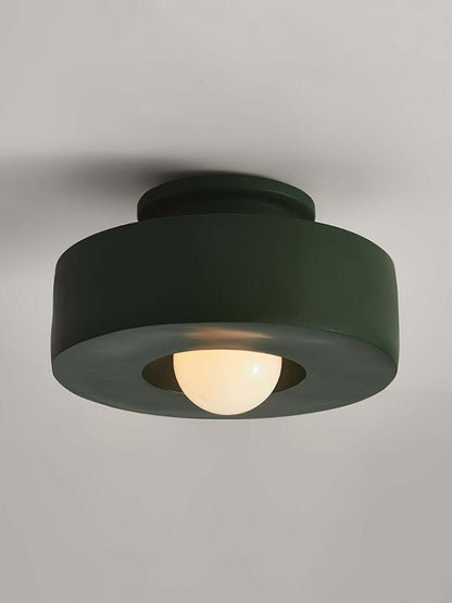 Moderne Nordische Minimalistische Rund Harz Deckenlampe