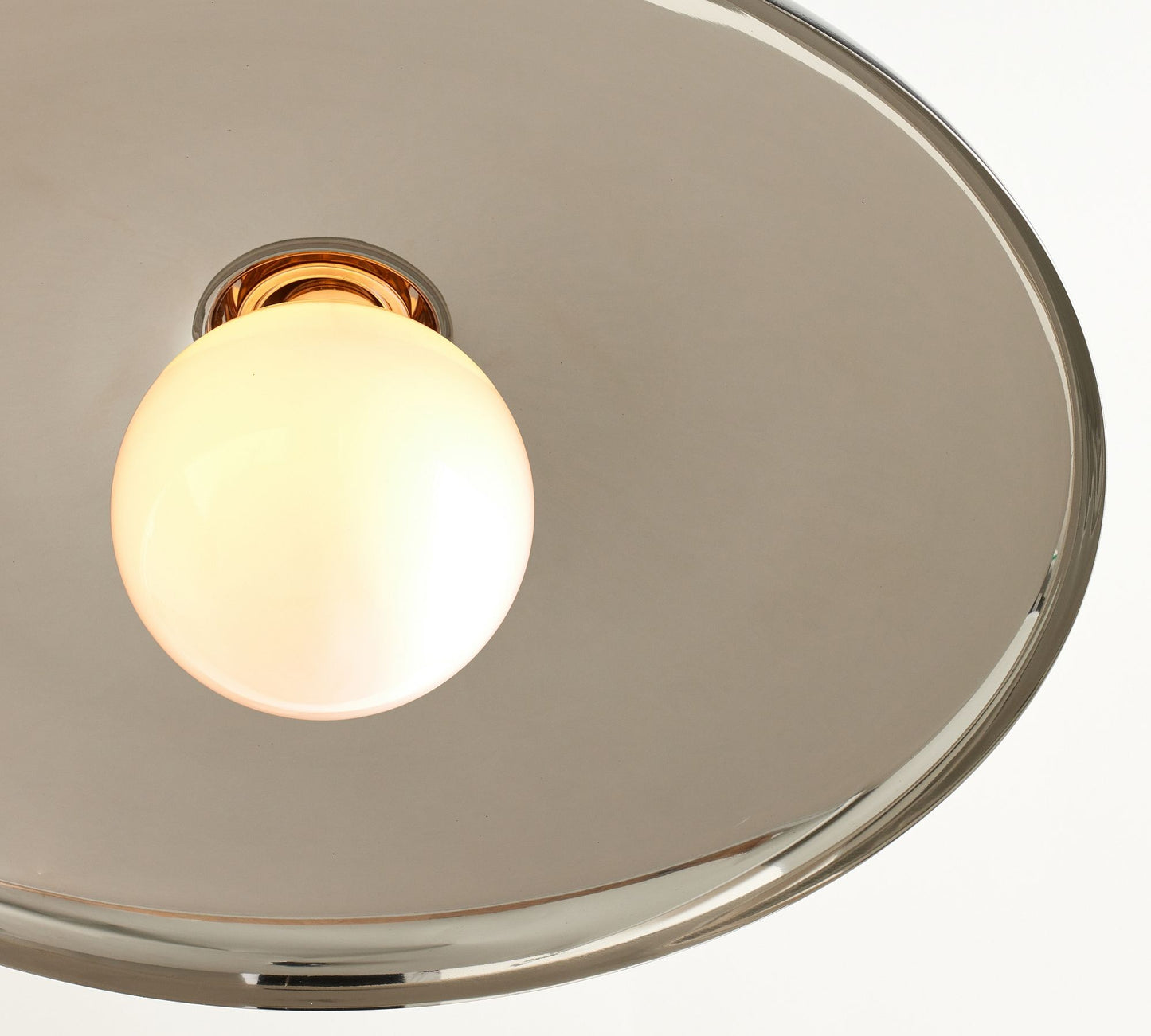 Forvara Farmhouse Metal Flush Mount Light - Black or White Ceiling Lamp