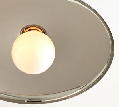 Forvara Farmhouse Metal Flush Mount Light - Black or White Ceiling Lamp