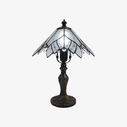 Vintage Tiffany stained glass table lamp