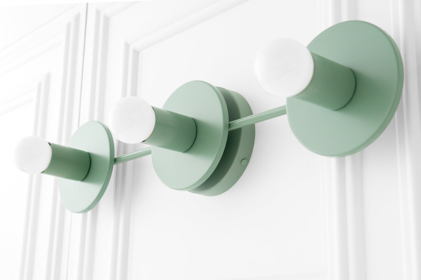 Radiro Globe Modern Spherical Glass Vanity Light – Minimalist 3-Light Fixture for Bathrooms